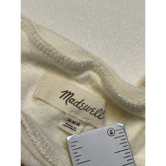 Madewell Airbrushed Souvenir Graphic Lo-Fi Shrunken T-shirt Women XXS AN427 - Picture 4 of 5